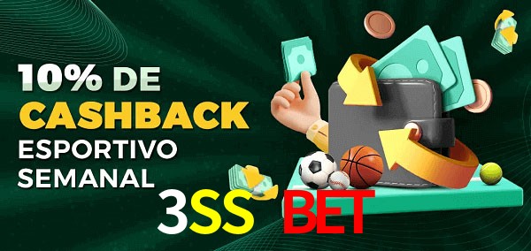 10% de bônus de cashback na 3SS Bet